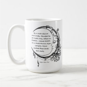 Edgar Allan Poe Traumland Traum Gedicht Kaffeetasse
