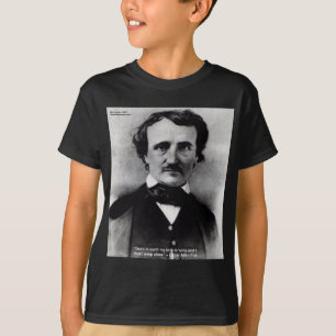 Edgar Allan Poe "Weine allein" Liebeszitate Gesche T-Shirt