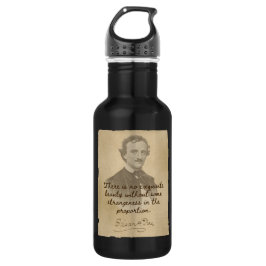 Edgar Allan Poe Zitat - Schönheitswasserflasche Edelstahlflasche