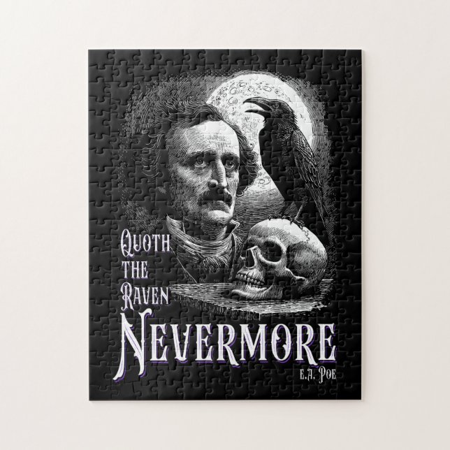 Edgar Allan Poes Raven Nevermore (Vertikal)