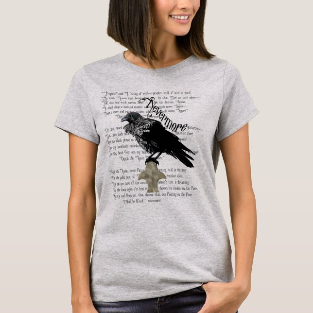 Edgar Allan Poe's The Raven T-Shirt (Vorderseite)