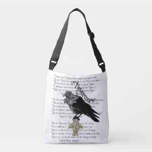 Edgar Allan Poe's The Raven Tragetaschen Mit Langen Trägern