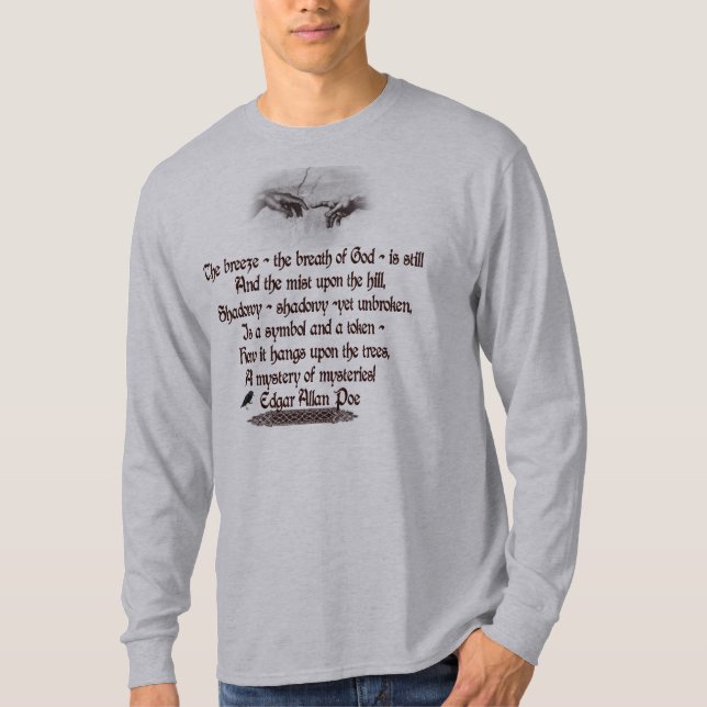Edgar Allan Poes Zitat T-Shirt (Vorderseite)
