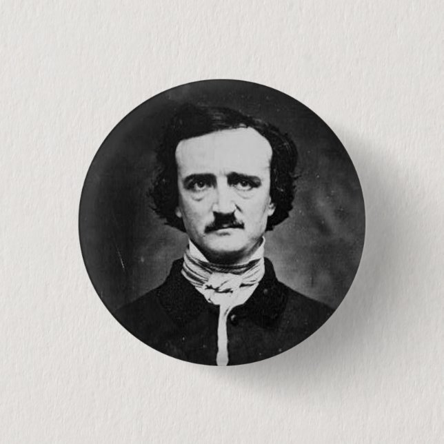 Edgar Allen poe Button (Vorderseite)