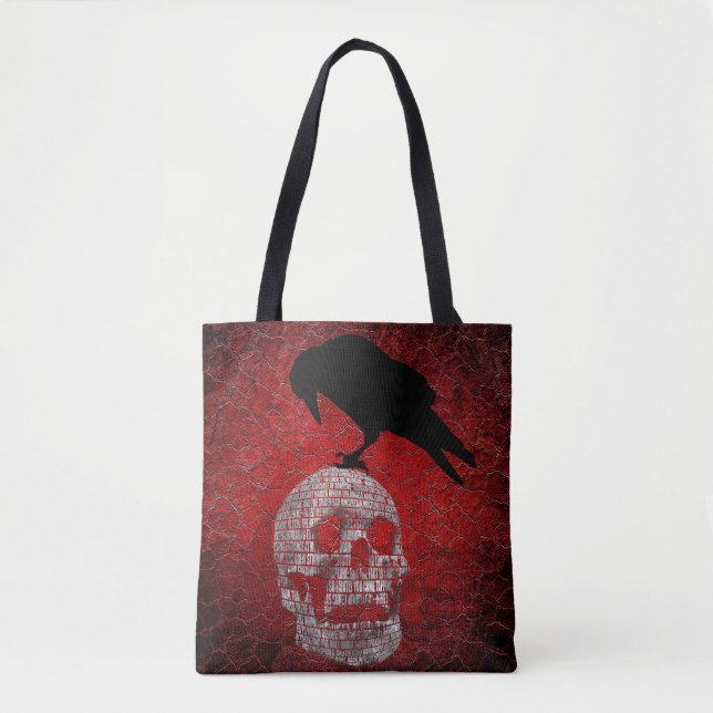 Edgar Allen Poe Das außergewöhnliche Gotische Desi Tasche (Vorderseite)