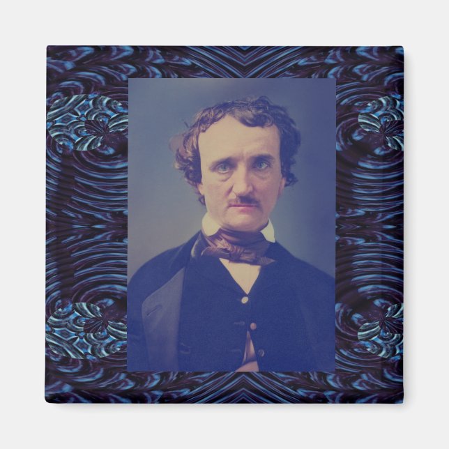 Edgar Allen Poe Photo Magnet (Devant)
