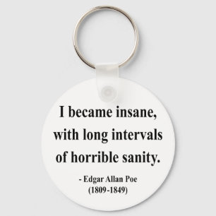 Edgar Allen Poe Quote 2a Schlüsselanhänger