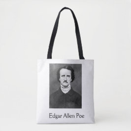 Edgar Allen Poe Raven Never Mind Tote Tasche