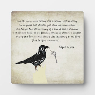 Edgar Allen Poe Table Decor Fotoplatte