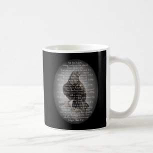 Edgar Allen Poe "The Raven" Halloween Gedicht Voge Kaffeetasse