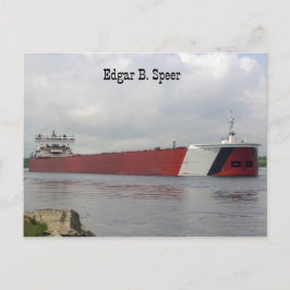 Edgar B. Speer Postkarte
