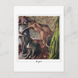 Edgar Degas #14-2 - Fine Art Postcard Postkarte