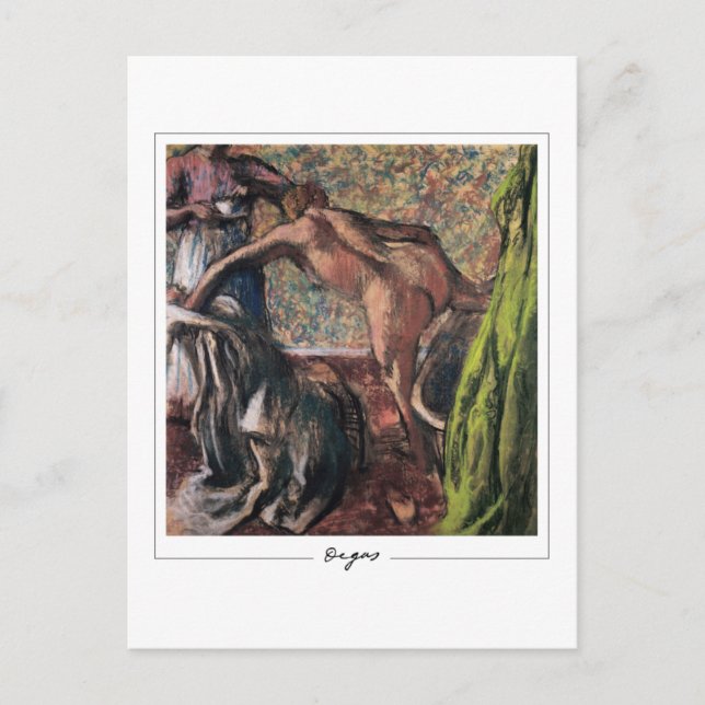 Edgar Degas #14-2 - Fine Art Postcard Postkarte (Vorderseite)