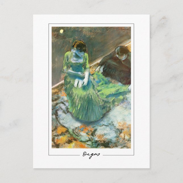 Edgar Degas #159-2 - Fine Art Postcard Postkarte (Vorderseite)