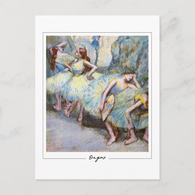 Edgar Degas #337-2 - Fine Art Postcard Postkarte (Vorderseite)