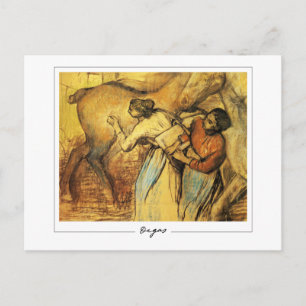 Edgar Degas #341-2 - Fine Art Postcard Postkarte