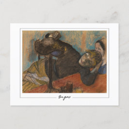 Edgar Degas #408-2 - Fine Art Postcard Postkarte