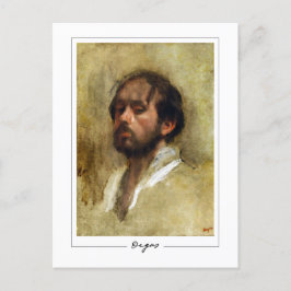 Edgar Degas #411-2 - Fine Art Postcard Postkarte