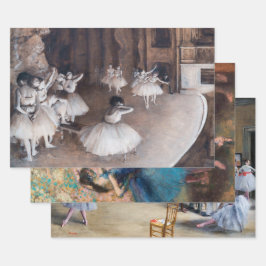 Edgar Degas - Auswahl der Meisterwerke Geschenkpapier Set