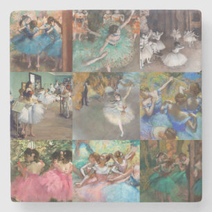 Edgar Degas - Auswahl Meisterwerk Tänzerinnen Steinuntersetzer