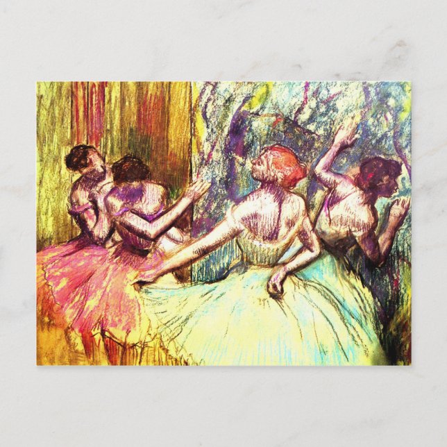 Edgar Degas Ballerina Fine Art Art Postkarte (Vorderseite)