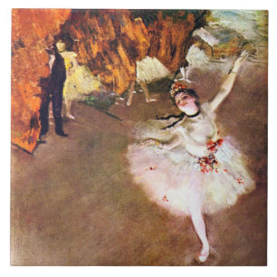 Edgar Degas - Ballerina Malerei Fliese