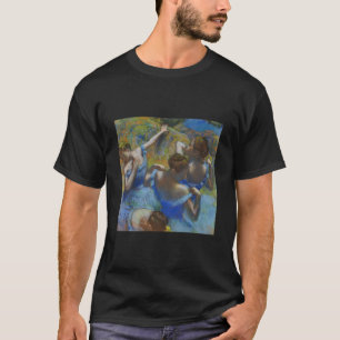 Edgar Degas Ballerinas in Blau Ballet Impressioni T-Shirt