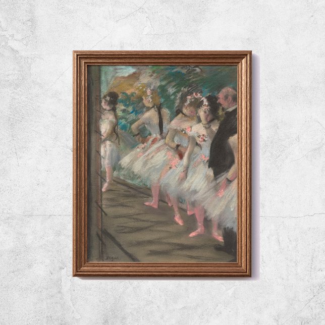 Edgar Degas Ballet Alte Kunst Poster (Edgar Degas The Ballet Old Famous Art Poster
)