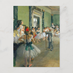 Edgar Degas - Ballet Class Postkarte