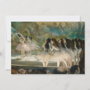 Edgar Degas - Ballett an der Pariser Oper Dankeskarte