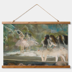 Edgar Degas - Ballett an der Pariser Oper Wandteppich Mit Holzrahmen