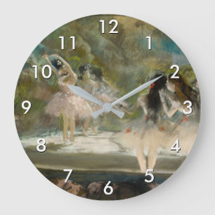 Edgar Degas - Ballett in der Pariser Oper Große Wanduhr