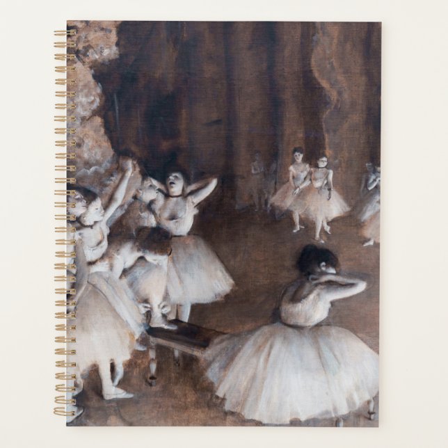 Edgar Degas - Ballett-Probe auf Bühne Planer (Vorderseite)