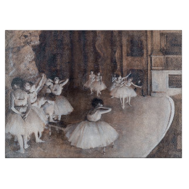Edgar Degas - Ballett-Probe auf Bühne Schneidebrett (Vorderseite)