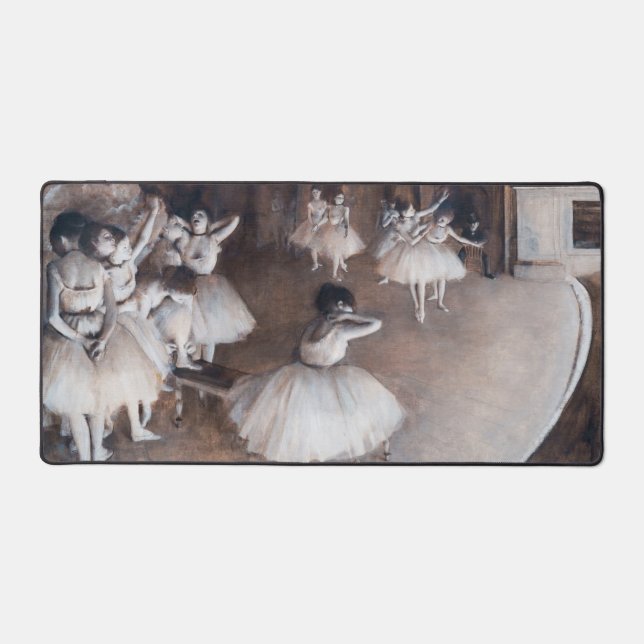Edgar Degas - Ballett-Probe auf Bühne Schreibtischunterlage (Vorderseite)
