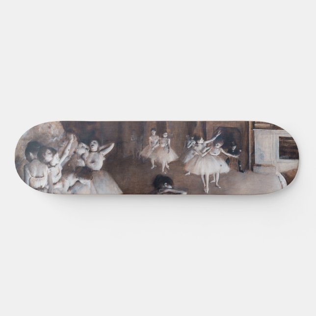Edgar Degas - Ballett-Probe auf Bühne Skateboard (Horizontal)