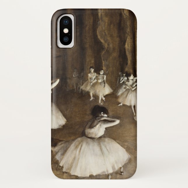 Edgar Degas - Ballett-Probe über Bühne Case-Mate iPhone Hülle (Rückseite)
