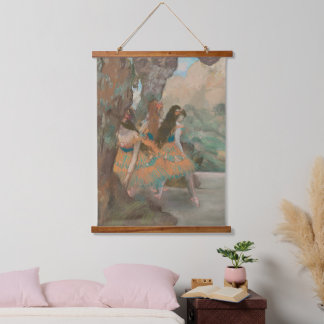 Edgar Degas Ballett Tänzer Alte Berühmte Kunstmaue Wandteppich Mit Holzrahmen