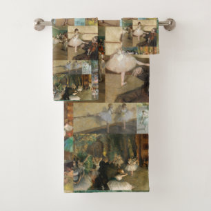 Edgar Degas Ballett Tänzer Bilder und Zeichnungen Badhandtuch Set