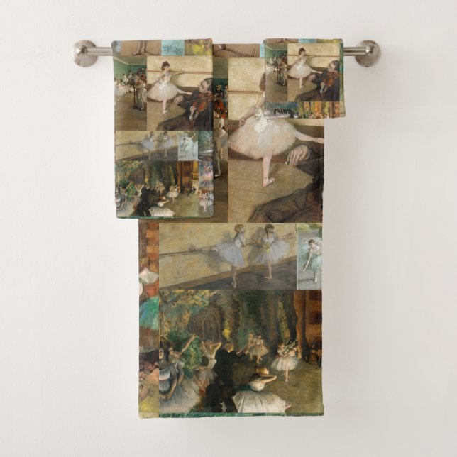 Edgar Degas Ballett Tänzer Bilder und Zeichnungen Badhandtuch Set (Insitu)