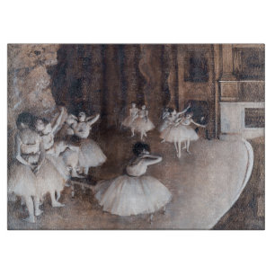 Edgar Degas - Ballettprobe auf der Bühne Schneidebrett