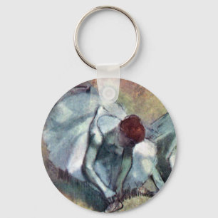 Edgar Degas - Balletttänzerinnen binden Schuhe Schlüsselanhänger