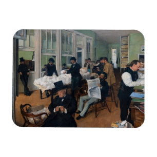 Edgar Degas - Baumwollbüro in New Orleans Magnet