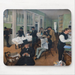 Edgar Degas - Baumwollbüro in New Orleans Mousepad