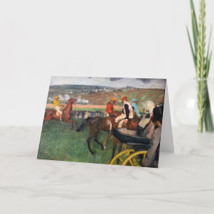 Edgar Degas - Bei den Pferderennen Karte