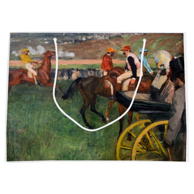 Edgar Degas - Bei den Rennen Große Geschenktüte (Vorderseite)