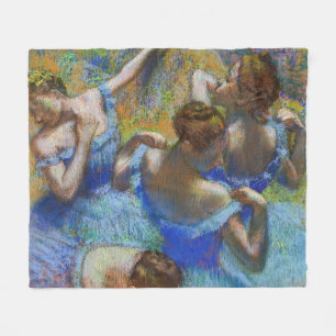 Edgar Degas - Blaue Tänzerinnen Fleecedecke