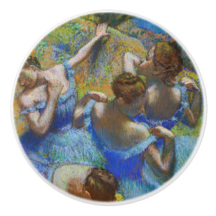 Edgar Degas - Blaue Tänzerinnen Keramikknauf