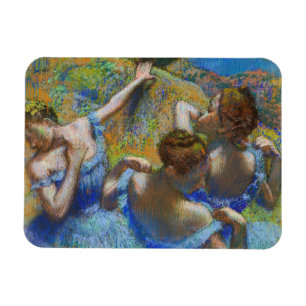 Edgar Degas - Blaue Tänzerinnen Magnet