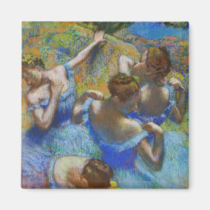 Edgar Degas - Blaue Tänzerinnen Magnet